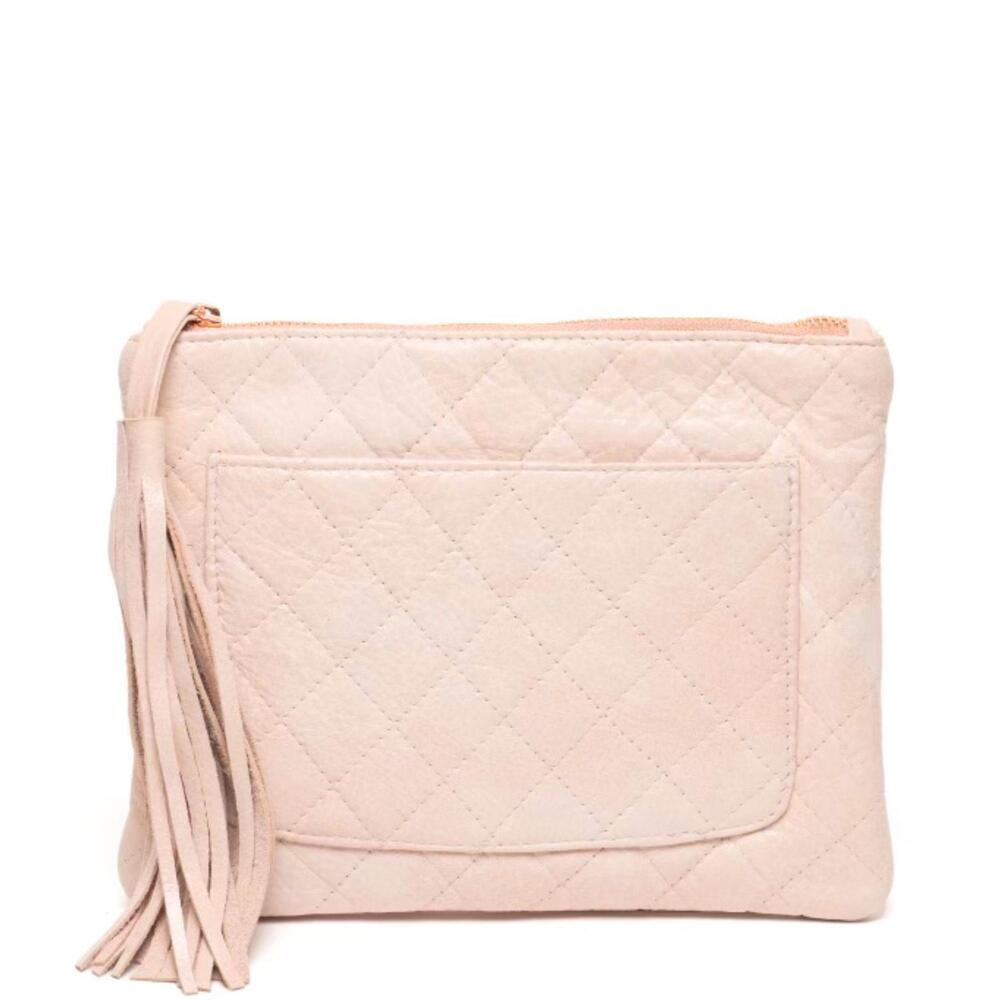 NEW LAGGO women's bisou clutch in pink blush